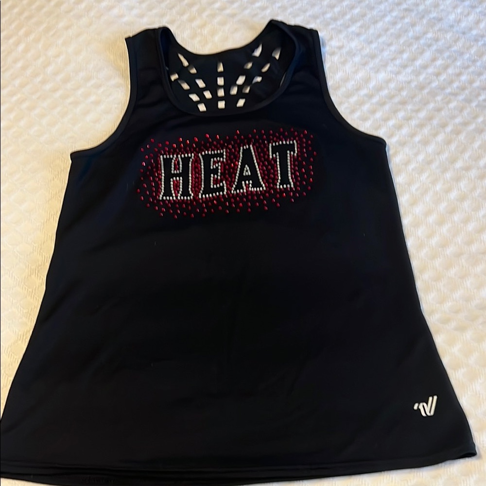 Varsity Black and Red Tank Top